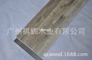 实木地板烟熏白纹理 CE认证 出口多拼指接橡木地板