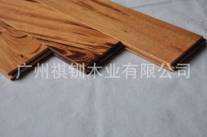 <b>虎斑木实木地板生产厂家 出口18MM实木地板虎斑木</b>