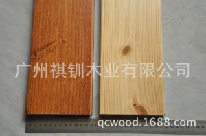 <b>厂家直销18mm厚全实木地板 CE认证 美国黄松木地板</b>